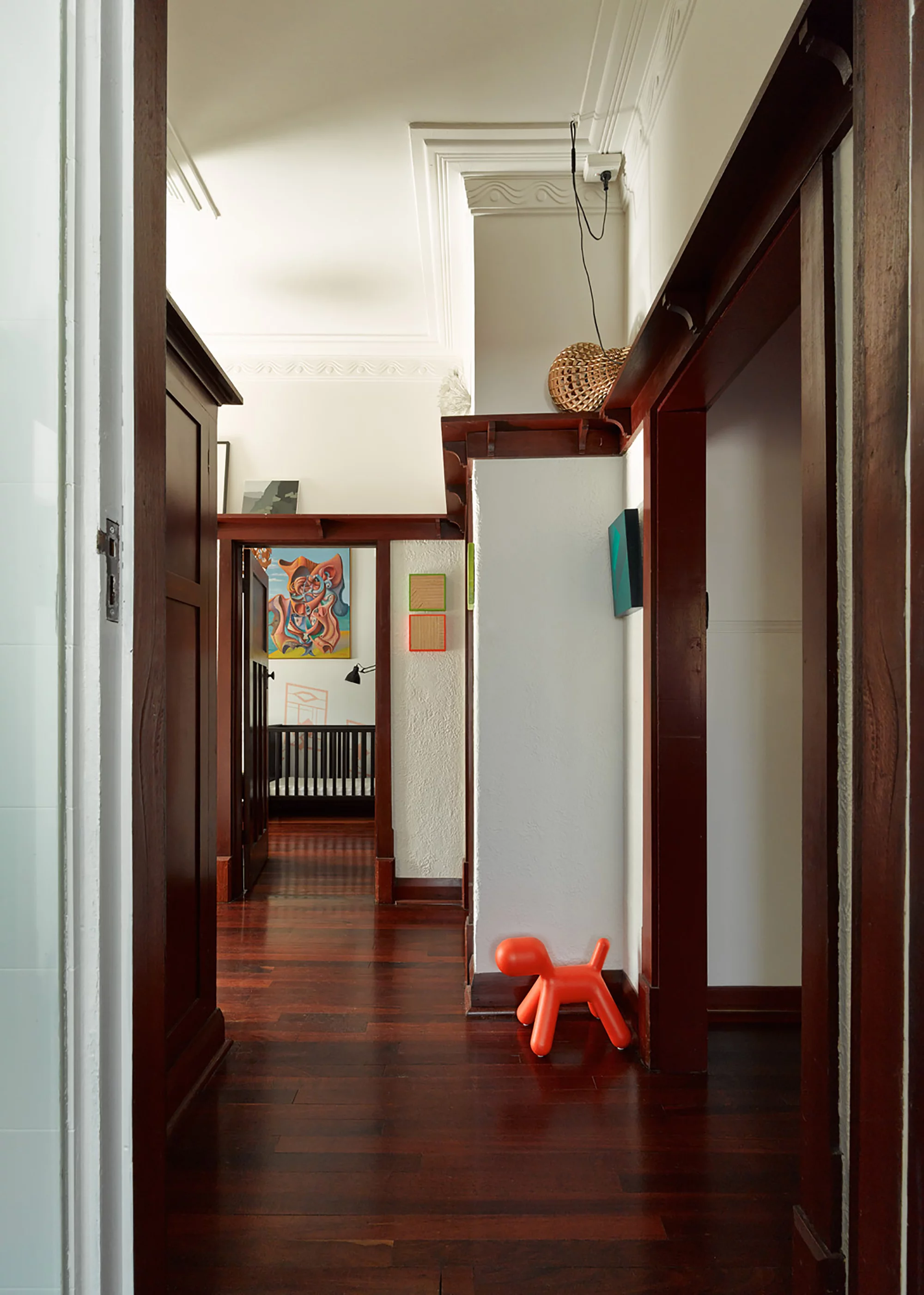 Unwanted timber was reused as furniture in the renovation (Photo: Peter Bennetts)