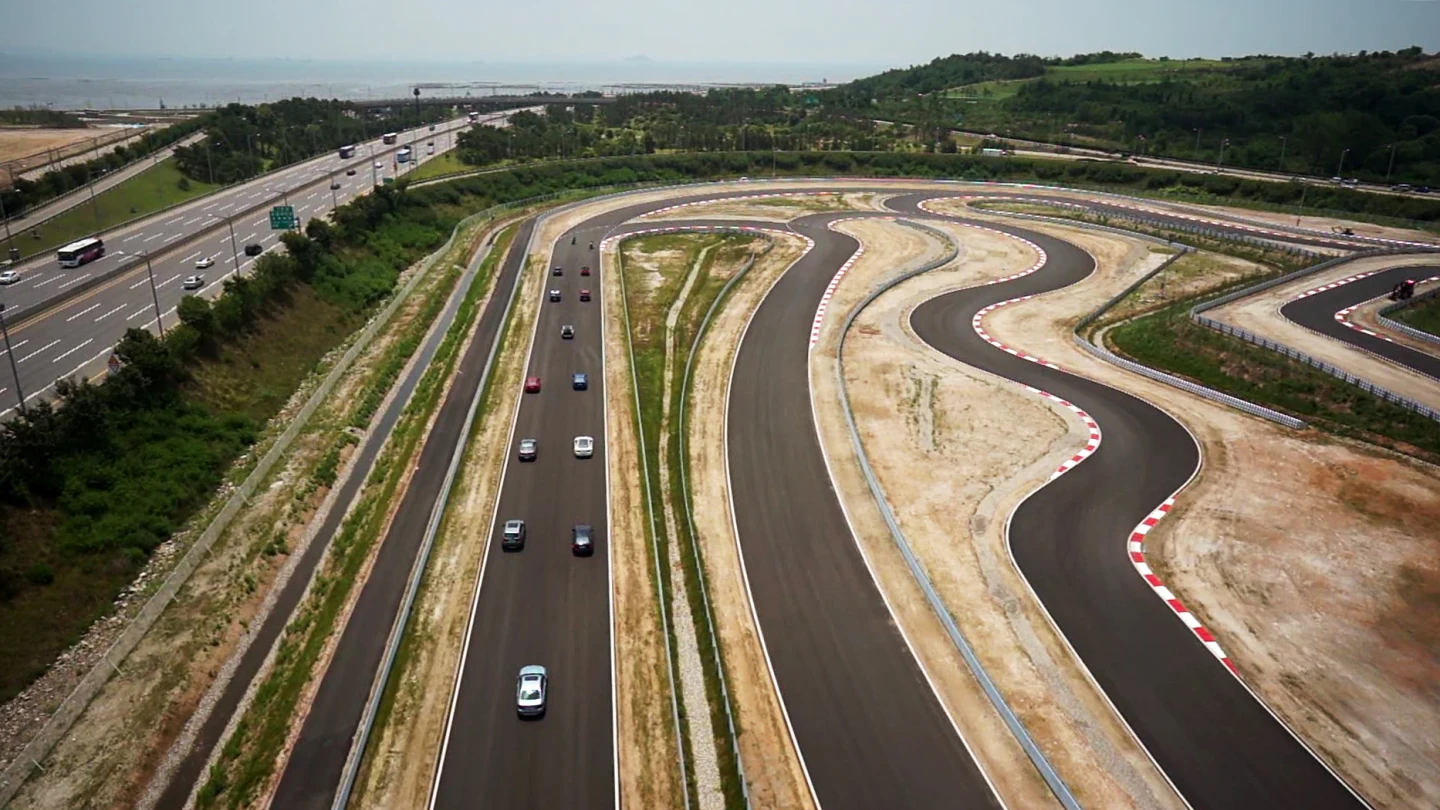 BMW Korea Driving Center's main straight