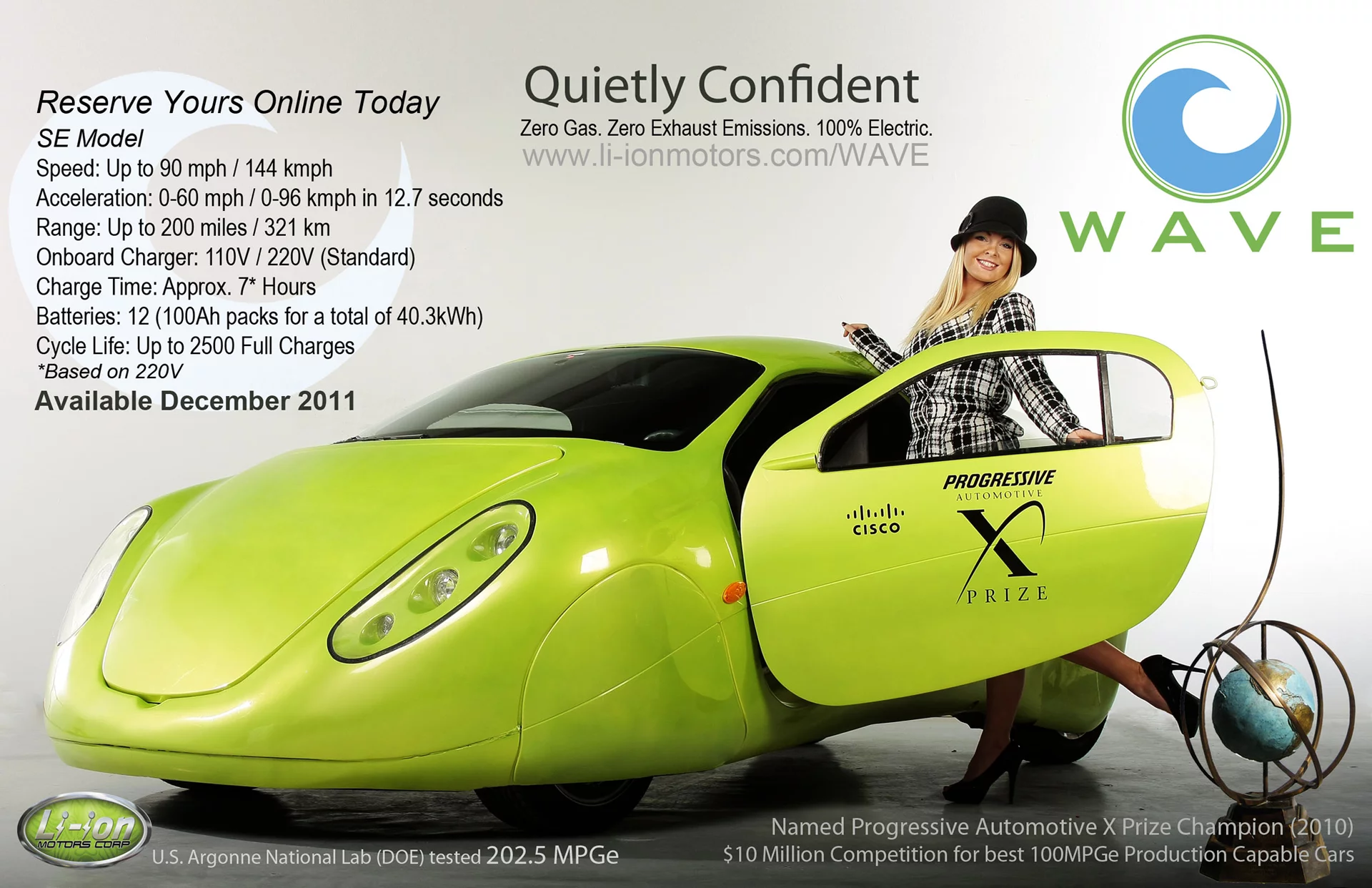 Li-ion Motor's Wave II EV