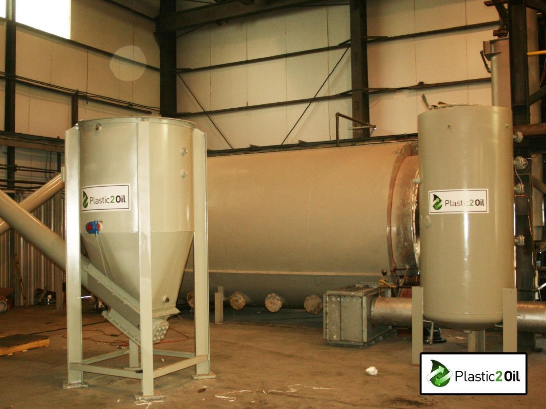 The Plastic2Oil plant in Niagara Falls, New York, converts non-recyclable plastic into fuel (Photo: JBI)