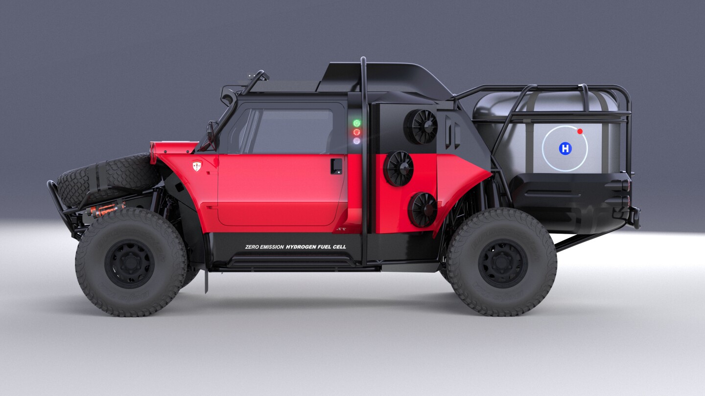 SCG gets a little more serious about its hydrogen-powered Boot, showing an all-new look for the zero-emissions Baja racer