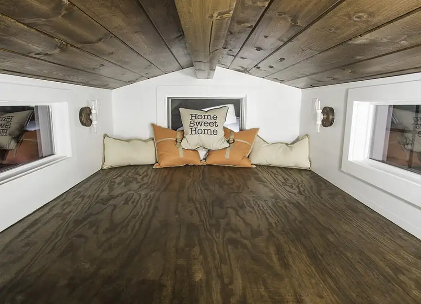 With the Roving tiny house the idea is, handy types willing to roll up their sleeves can buy a kit or a completed shell without interior. Those wanting the hard work done for them can purchase it complete too