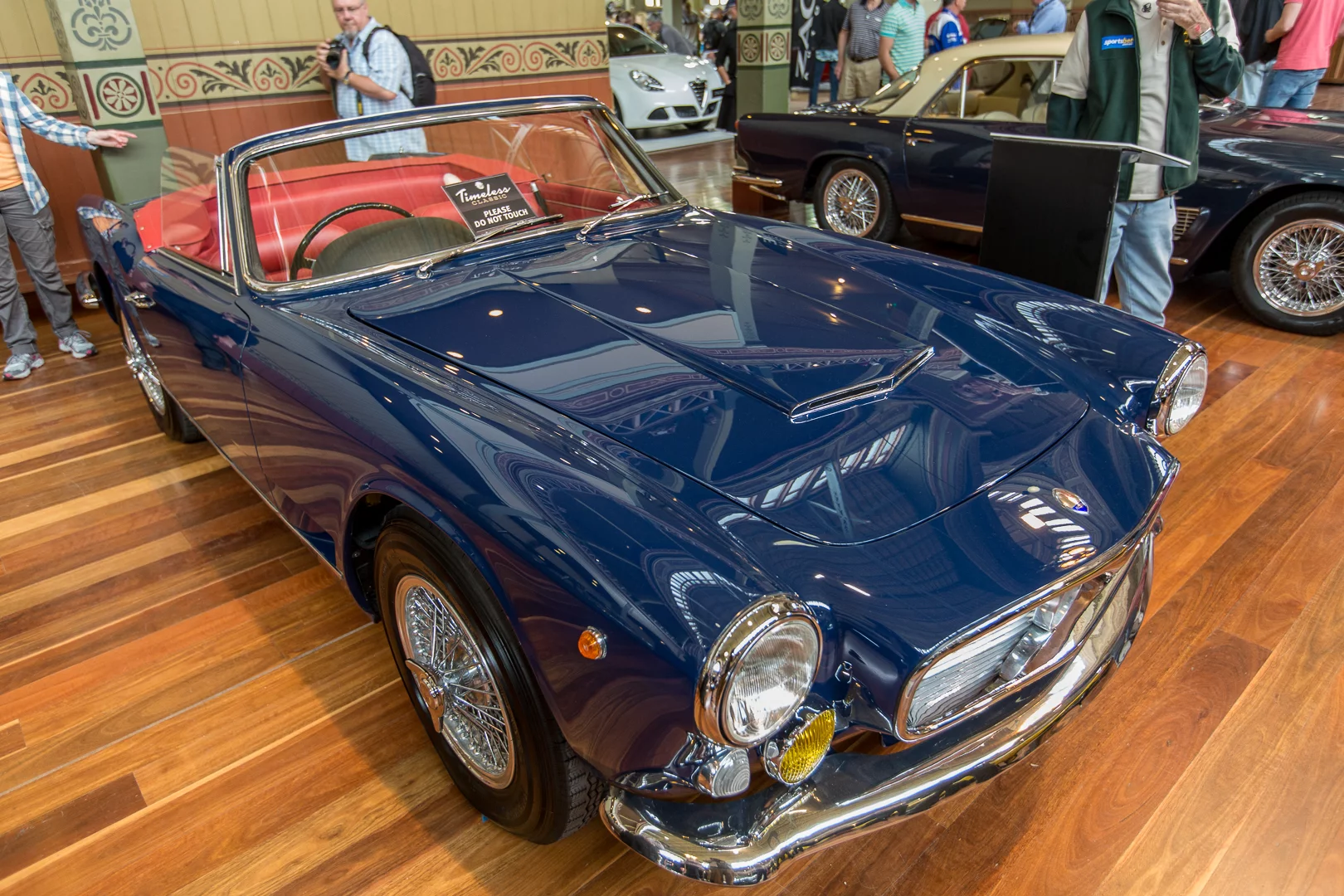 A 1964 Maserati 3500 GTI Vignale Spyder on show at Motorclassica 2014 (Photo: Nick Lavars/Gizmag)