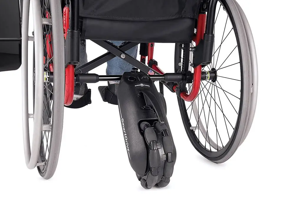 The SmartDrive MX2 is said by the makers to be compatible with most rigid and folding chair wheelchair styles