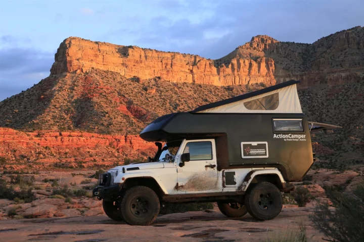 When you're done with a day of off-roading, just pop the top and relax