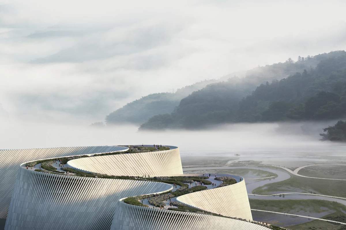 Delta's green roof will include viewing terraces and areas for jogging and walking