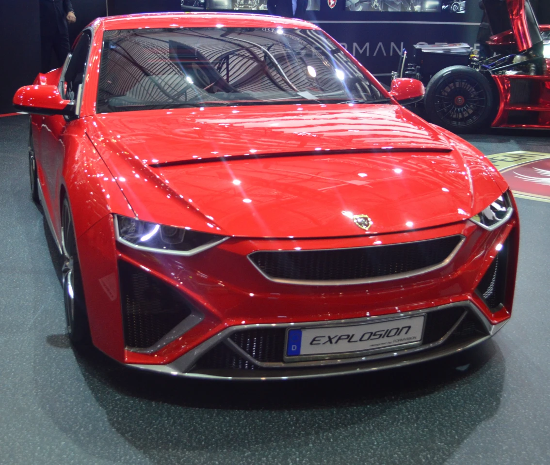 Gumpert debuts the Explosion at the 2014 Geneva Motor Show (Photo: CC Weiss/Gizmag.com)