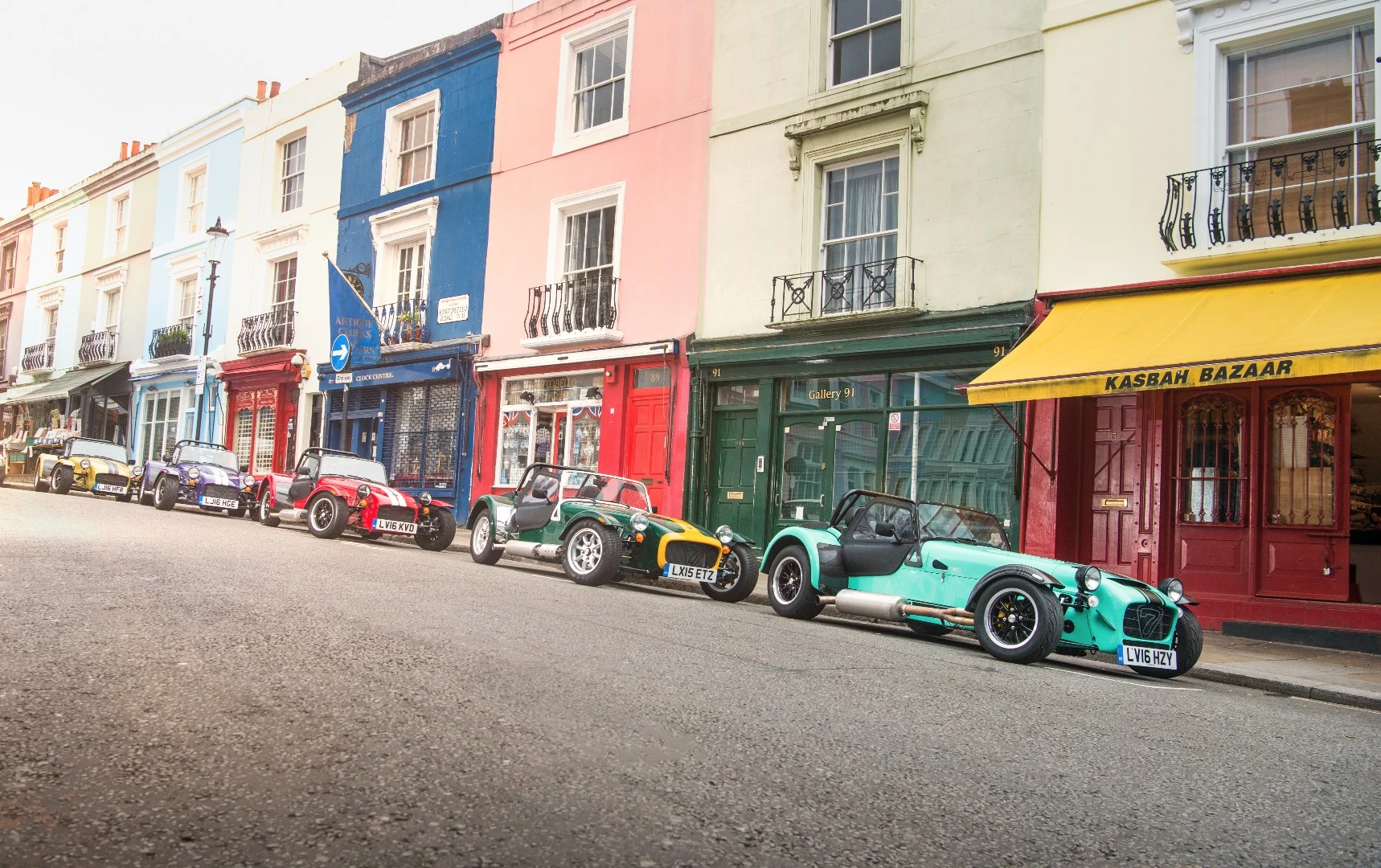 The entire Caterham family