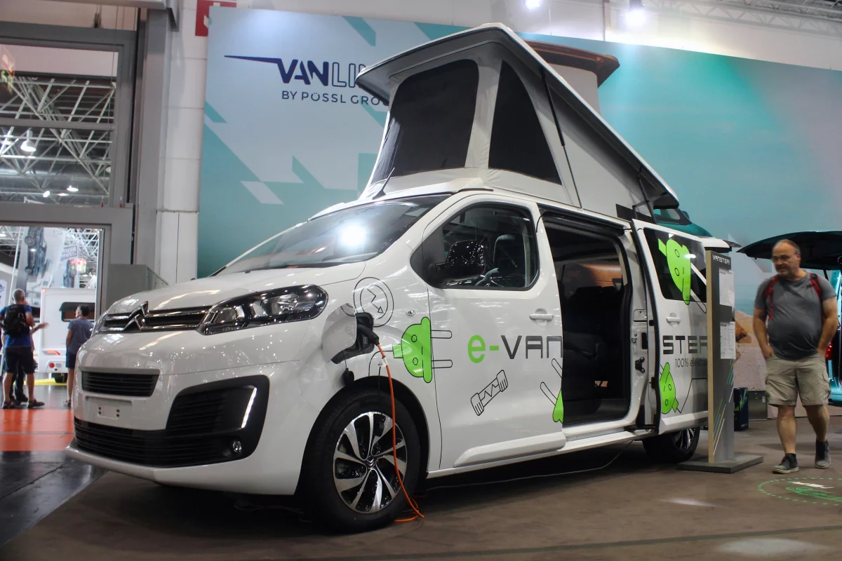 Pössl goes fully electric with the e-Vanster mini-camper van