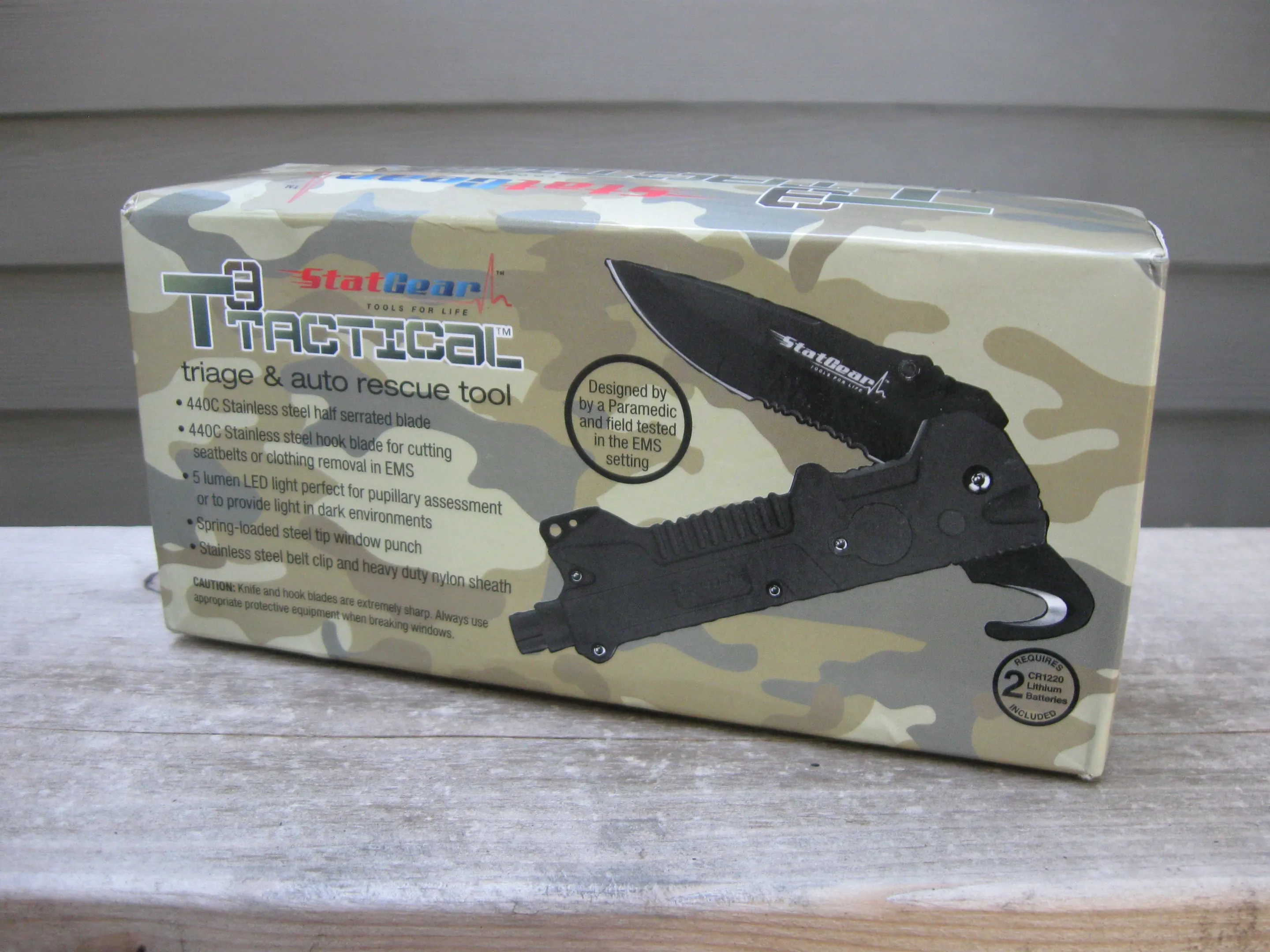 The T3's packaging