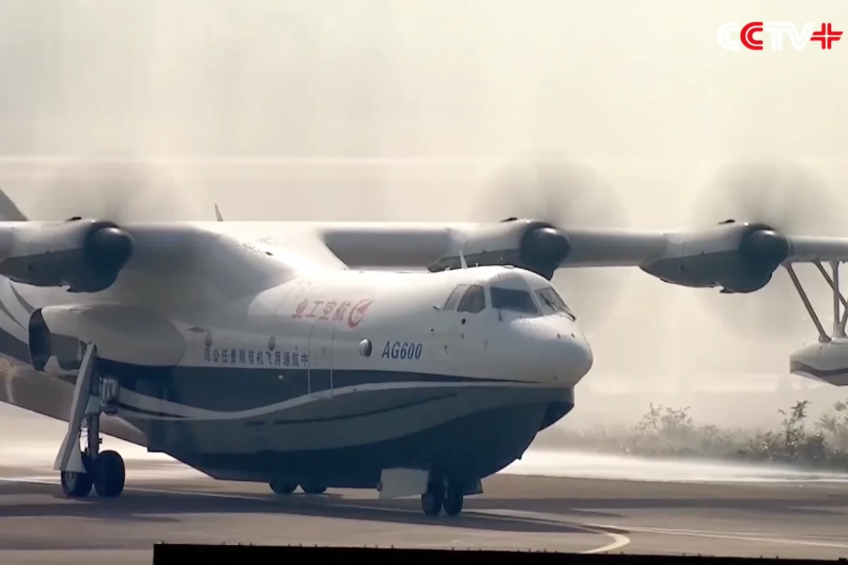 Codenamed Kunlong, this is the world's largest amphibious plane