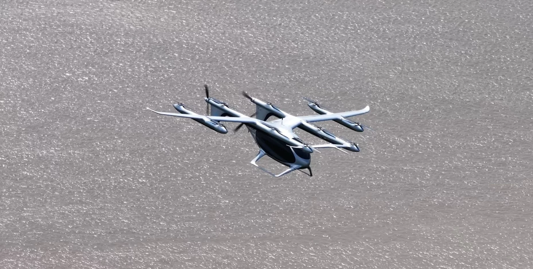 The Yangtze crossing is significant because AutoFlight estimates that an air taxi could cut certain cross-river trip times in the city of Nanjing by 80 percent as compared to driving, down to just five minutes