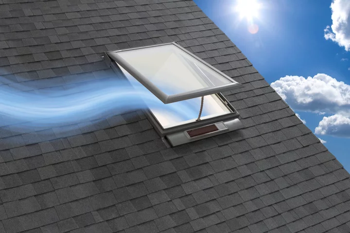 The Velux Solar Powered Fresh Air Skylight
