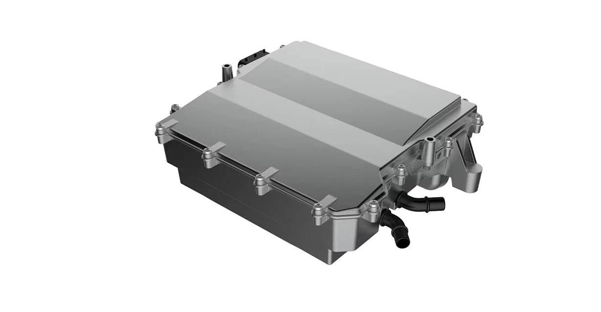 The electric drive unit sits at the rear of the car, and powers the rear wheels