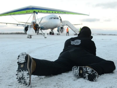 Flying For Freedom team carrying out flight tests in Sweden