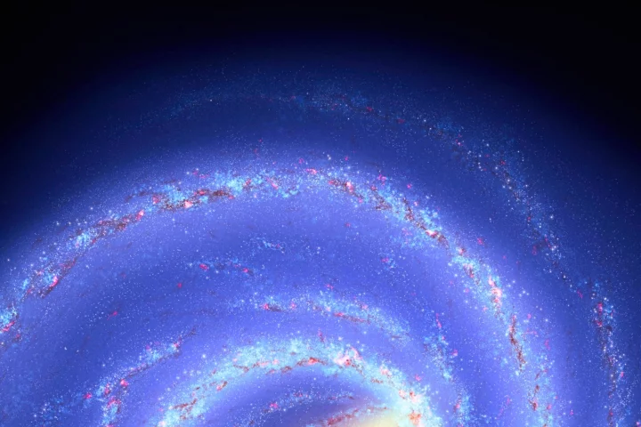 Artist impression of the Milky Way