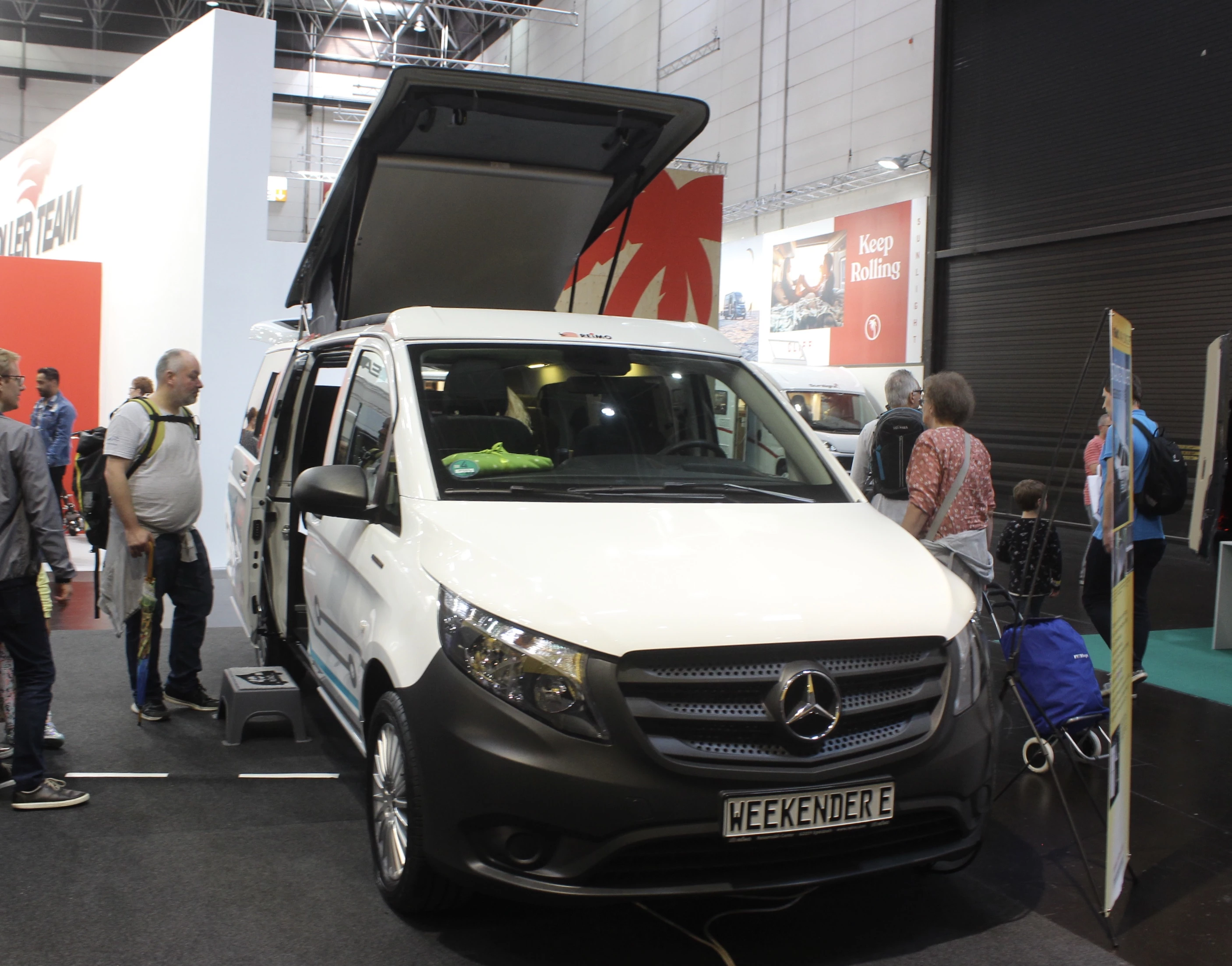 Reimo uses the annual camper van to show how some of its conversion equipment and packages can create smart, functional camper vans of different sizes and badges