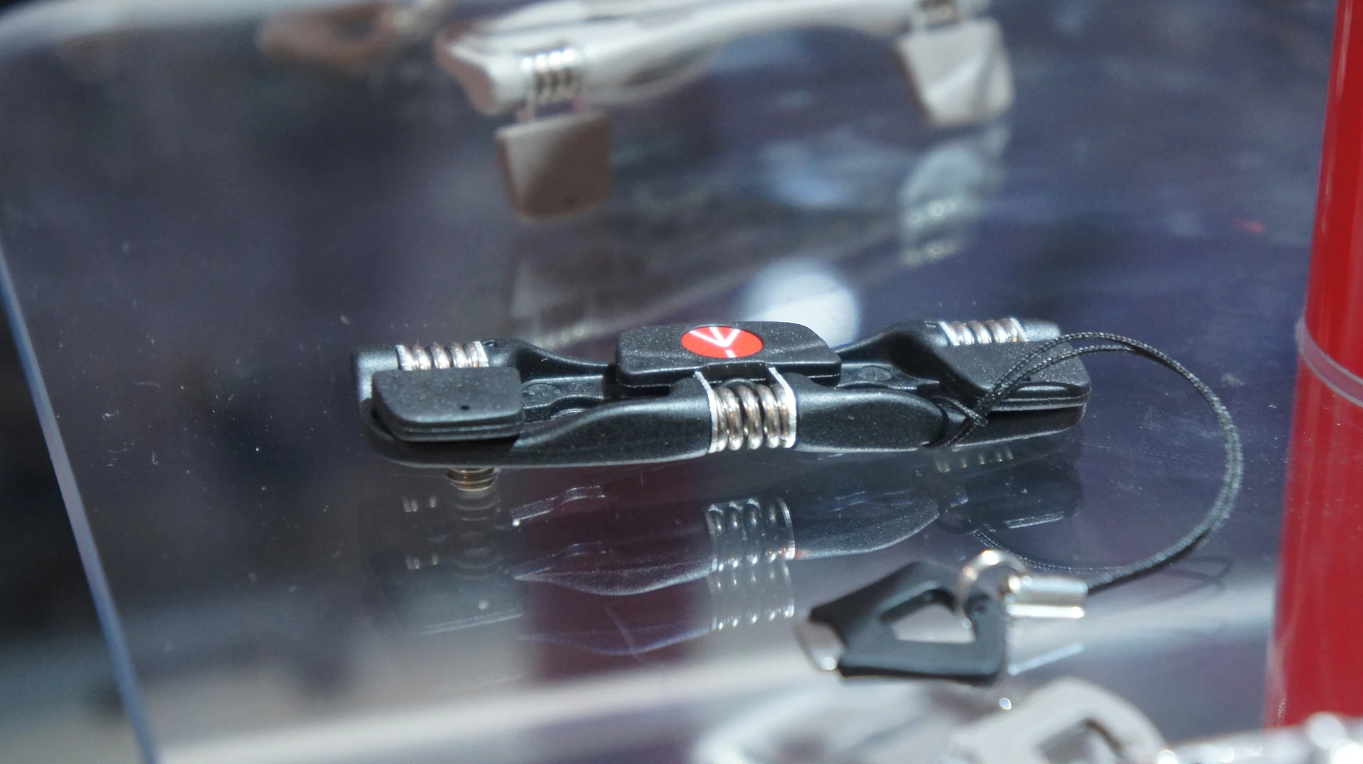 Manfrotto's MP1 compact pocket-sized tripod on display at Photokina 2010
