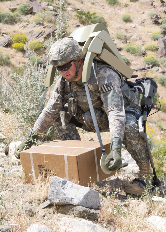 Power-assisted straps act as arms