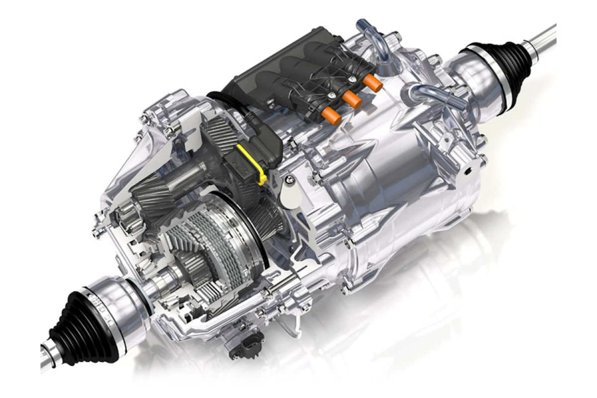 With ratios, a total production of 2,400 Nm (1,770 lb-ft) of torque is sent through the dual-clutch eTwinster system