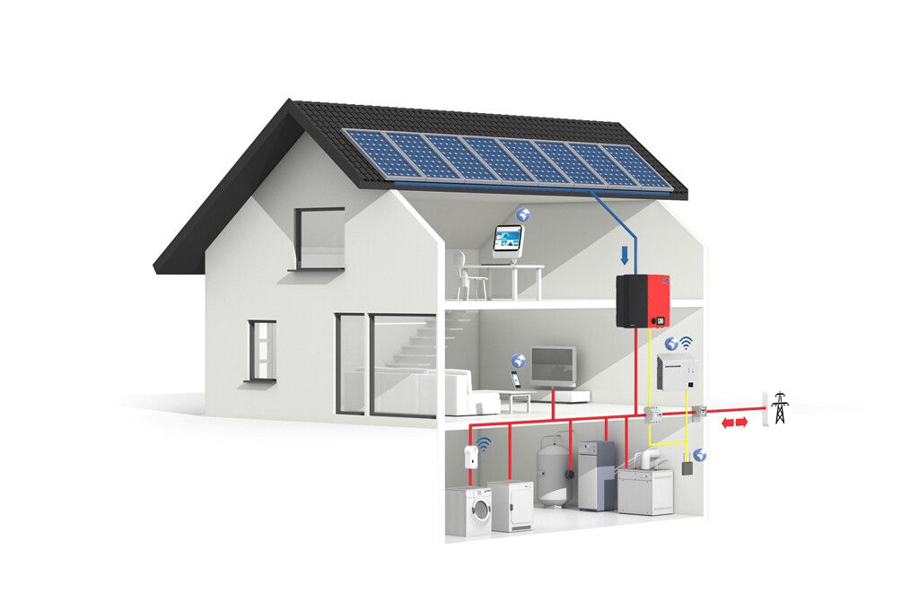During sunny months, it uses a rooftop-based solar-thermal array, which feeds hot water into a central heating system, via storage tank (Photo: Miele)
