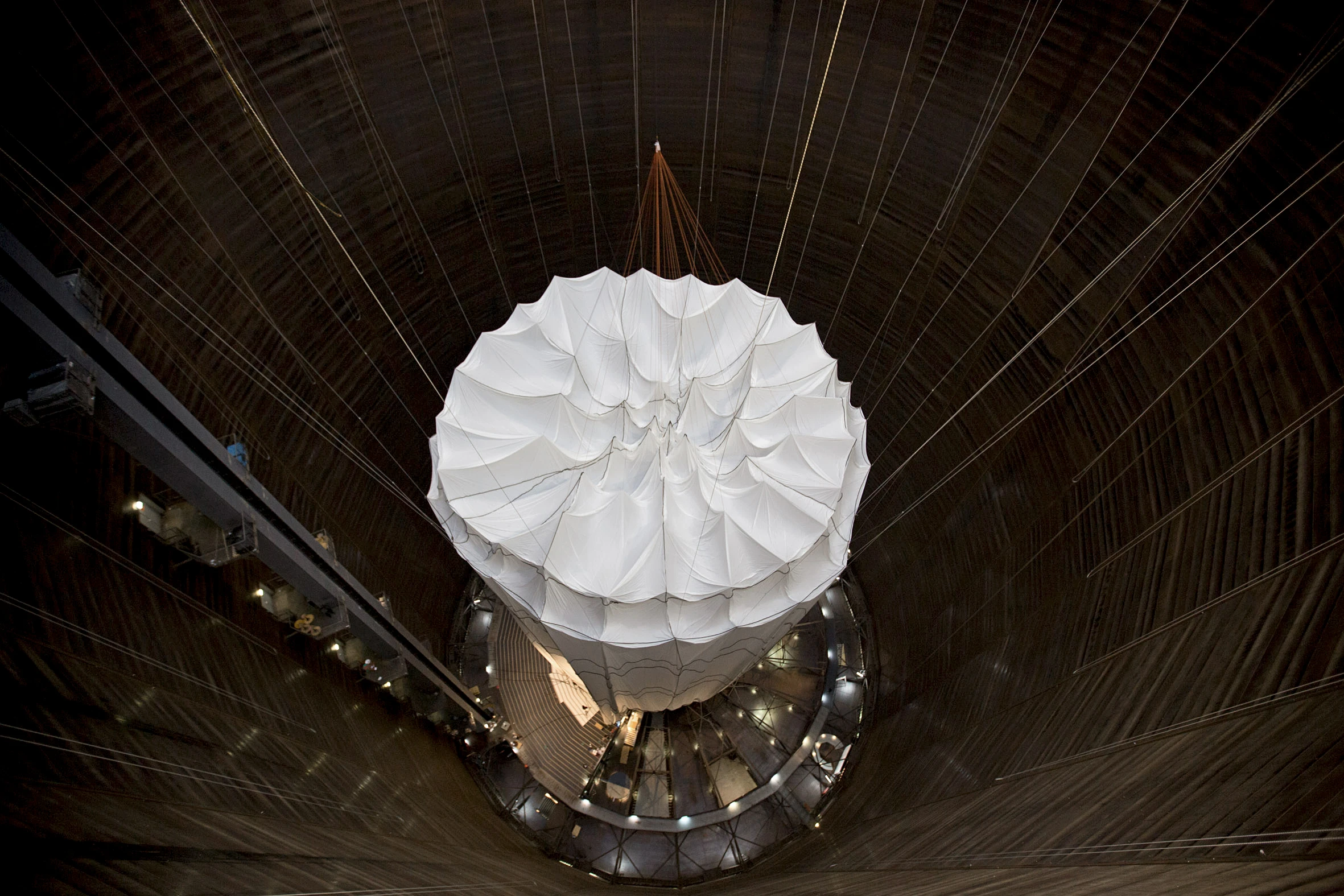 Big Air Package has a total weight of 5.3 tons, and a volume of 177,000 cubic meters (6,250 cubic feet) (Photo: Wolfgang Volz)