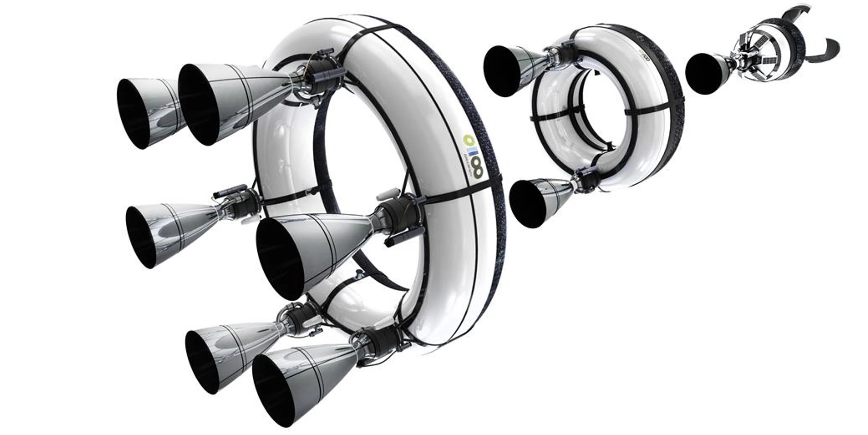 Rendering of the upper stages of bloostar