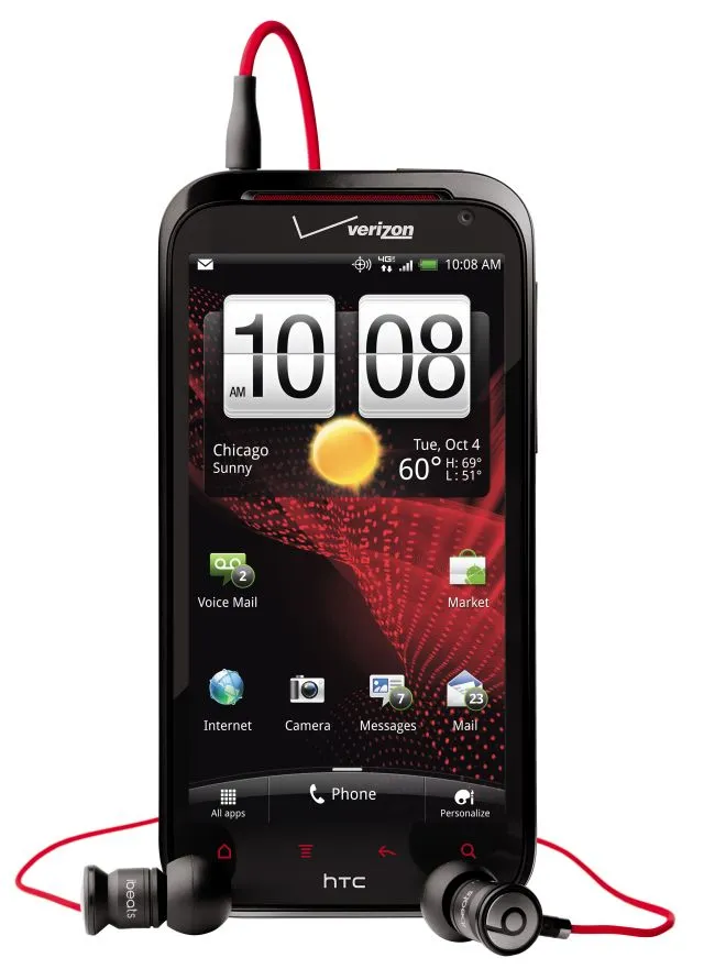 The HTC Rezound will be sold with Android 2.3.4 onboard, although Verizon Wireless ensures that an Ice Cream Sandwich update is on the way