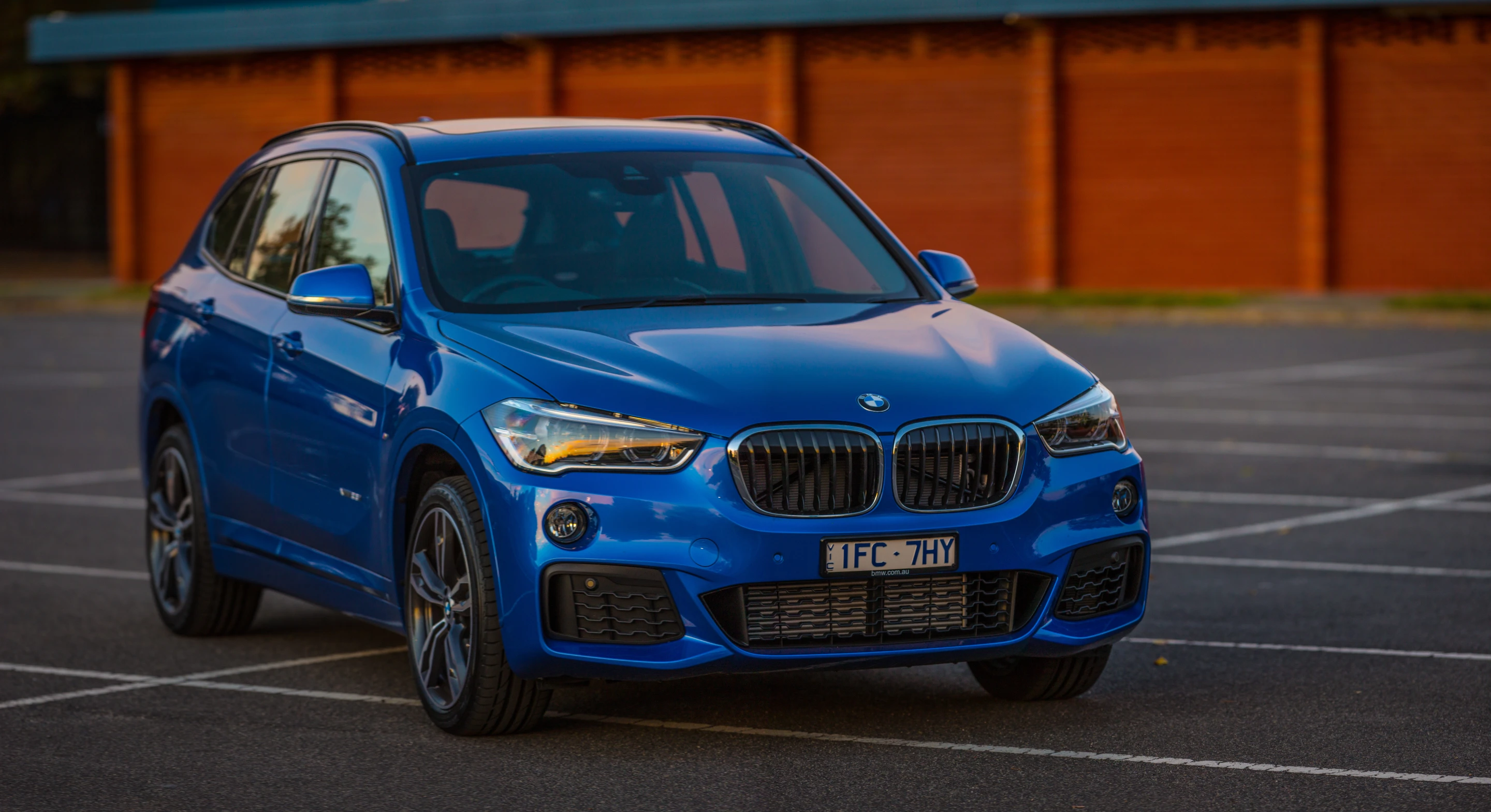 There's no mistaking the X1 for anything but a BMW with its big kidney grille