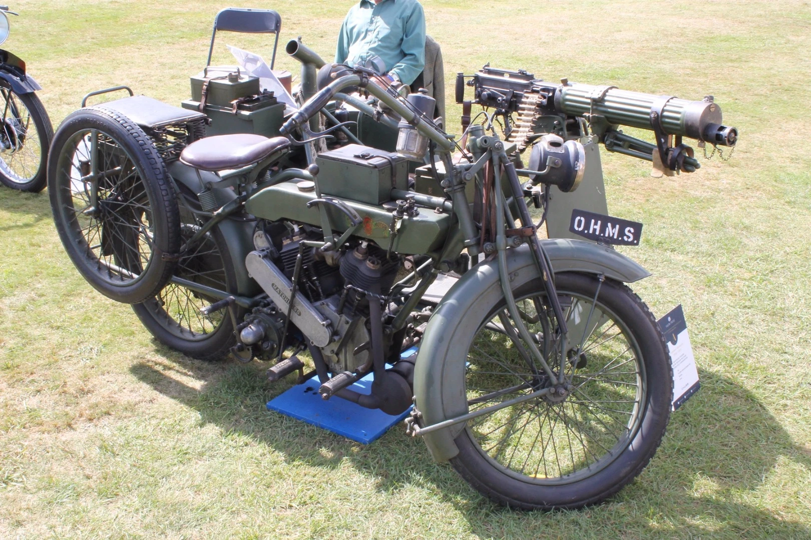 1917 Matchless-Vickers 8B2/M Russian Military Motorycle Combination