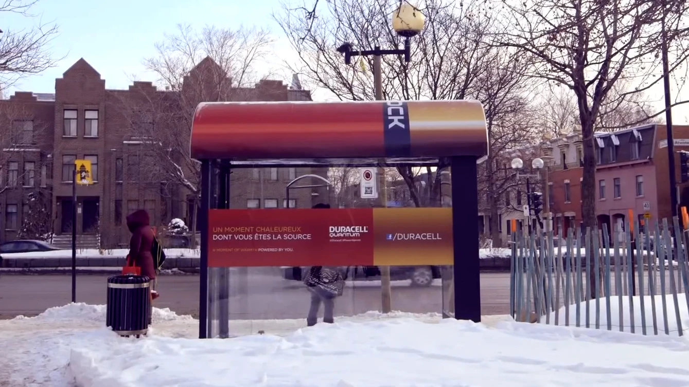 The heated bus shelter in Montreal that encourages commuters to reach out to each other
