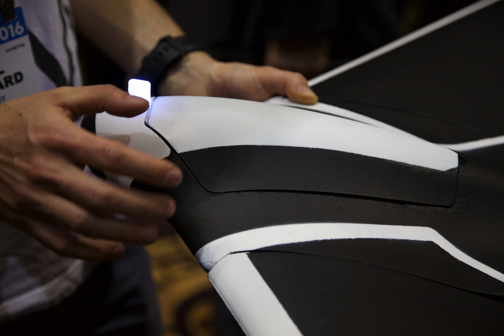 The Disco drone does away with the popular quadcopter design in favor of a speedy wing-shaped model