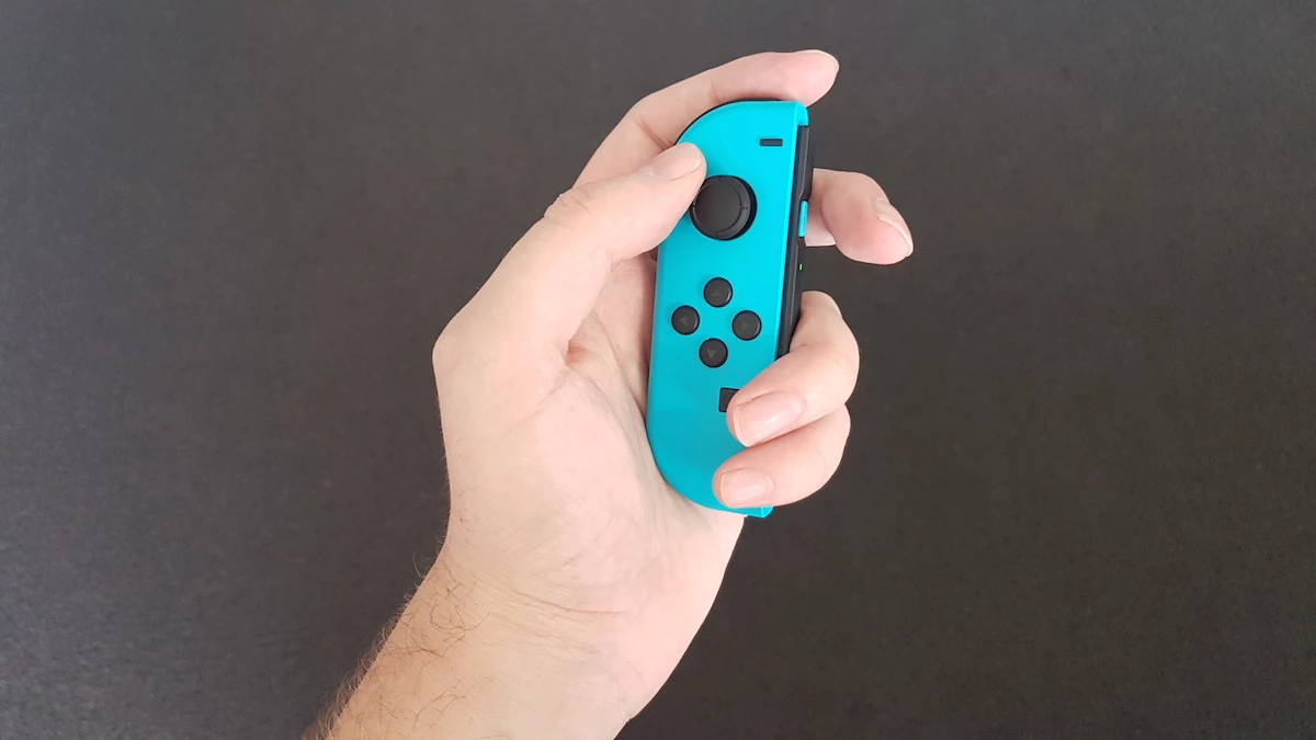 The Joy-Cons feel small in your hands, but they're fairly ergonomic - for short bursts, at least