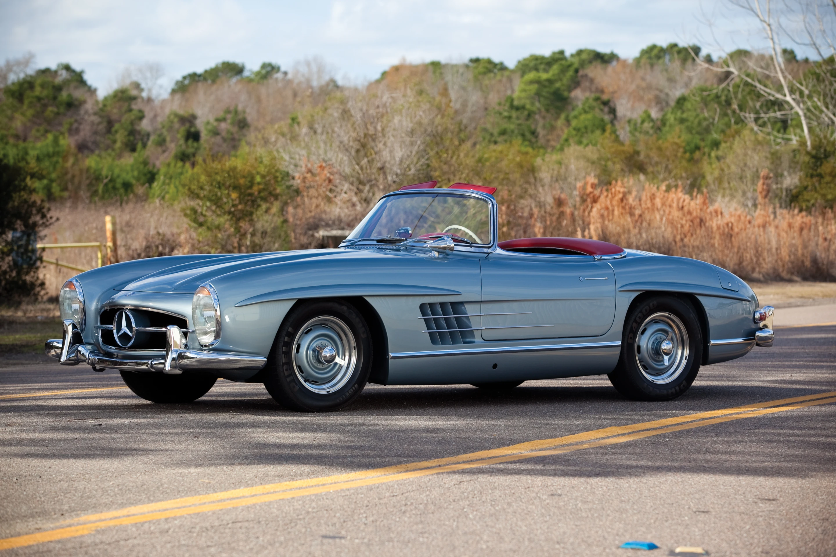 The 1957 Mercedes-Benz 300 SL Roadster was sold for US$1,842,500 at last month's auction