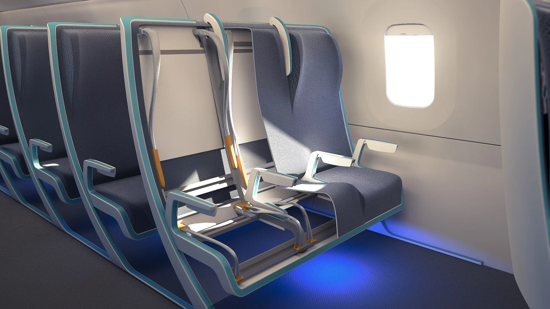The Morph concept would allow passengers to purchase additional sitting width