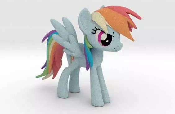 3D artists from the Shapeways community have redesigned Hasbro's popular My Little Pony characters
