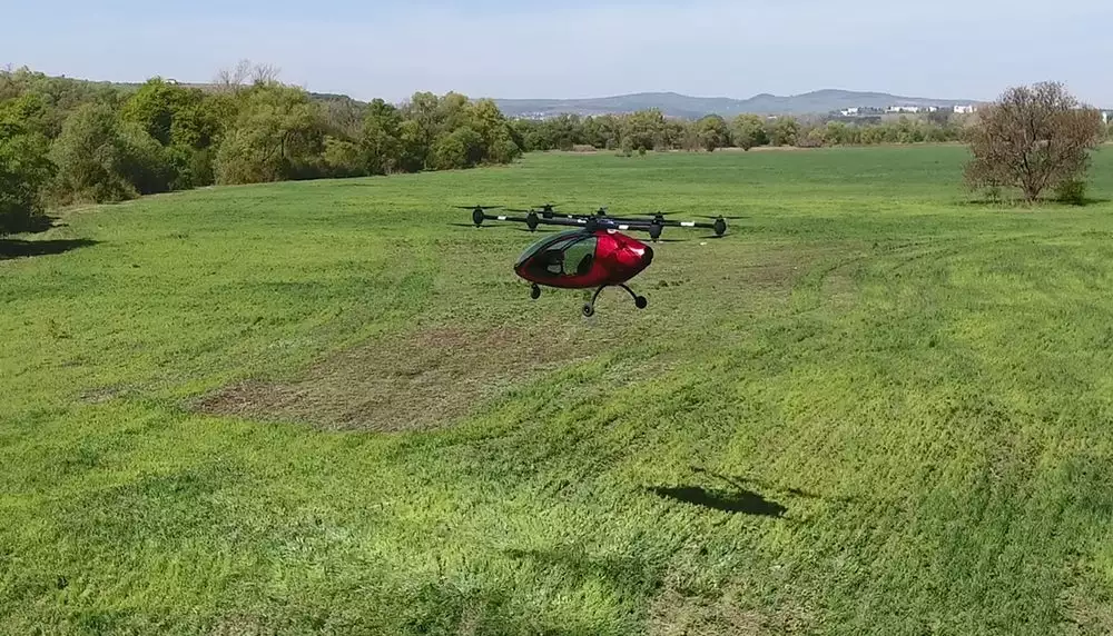 The Passenger Drone in action