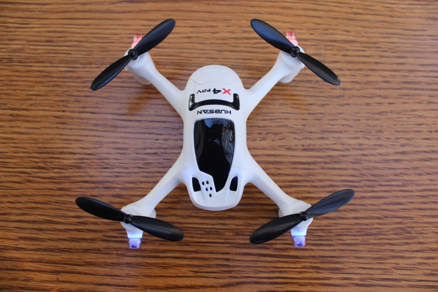 A top view of the Hubsan FPV X4 Plus