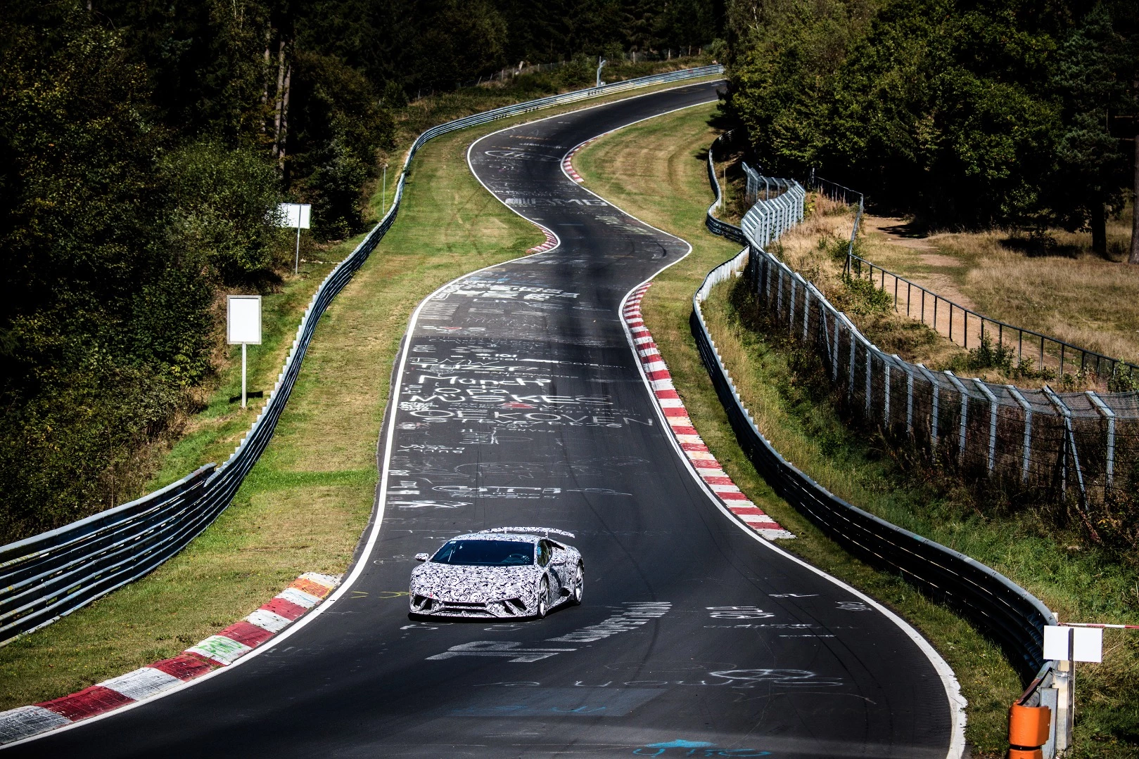 The Huracan Performante takes on the Nürburgring