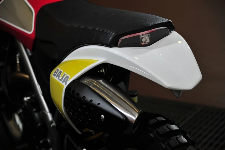 Husqvarna's Concept Baja features an "approachable" seat height