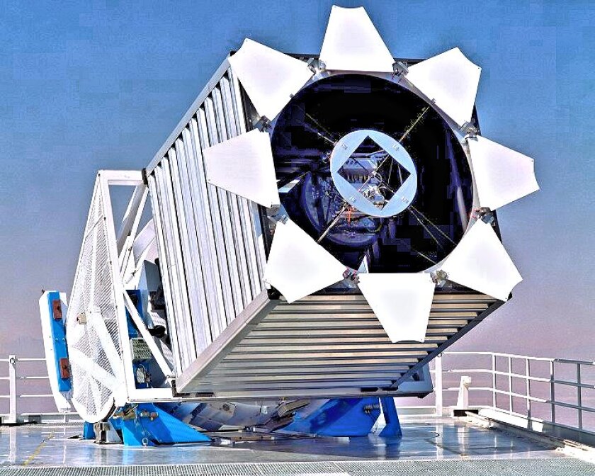 The 2.5 meter (8.2 foot) SDSS telescope at Apache Point Observatory in southern New Mexico (Photo: SDSS-III)