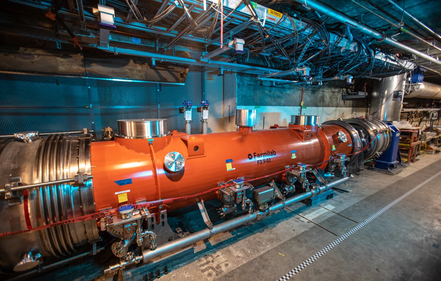 A section of the LCLS-II XFEL