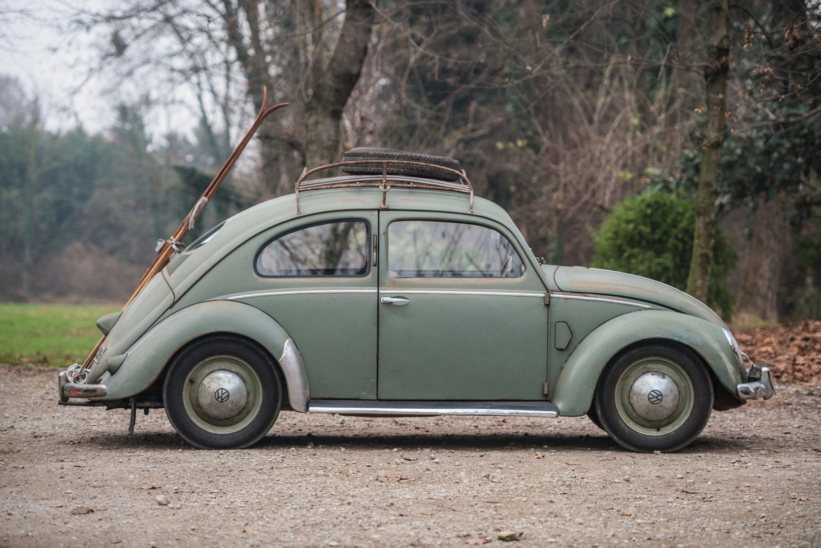 This highly original 1952 Volkswagen Beetle sold for $62,345 (€58,240) at RM-Sothebys' 2017 February Paris auction | Auction Link