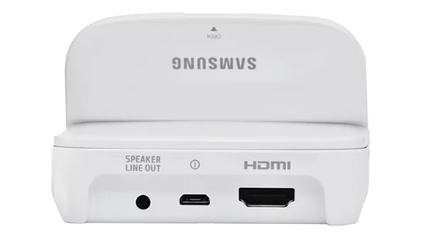 Samsung's Galaxy Smart Dock features a full-sized HDMI out port