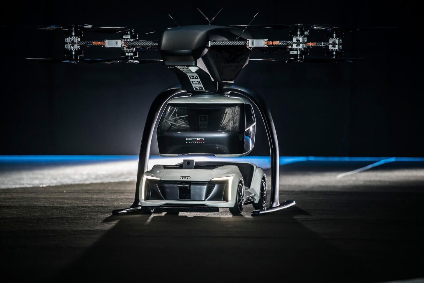 Audi said earlier in 2018 it doesn’t expect its Pop.Up Next system to take flight for seven to 10 years