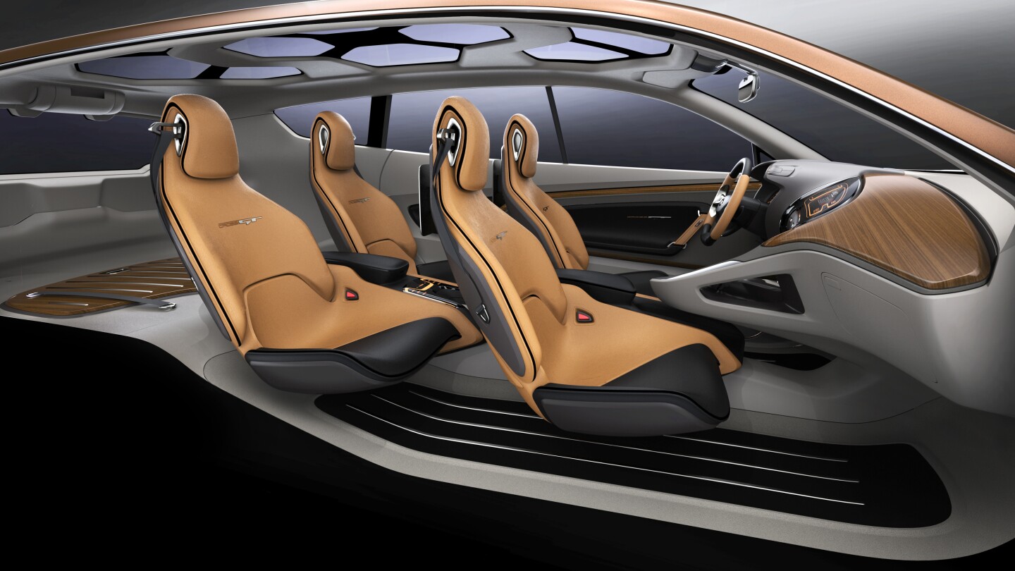 The Cross GT Concept CUV interior