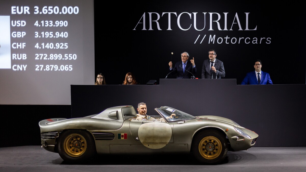 €4,218,800 | 1966 Serenissima Spyder | Auction Description: Artcurial