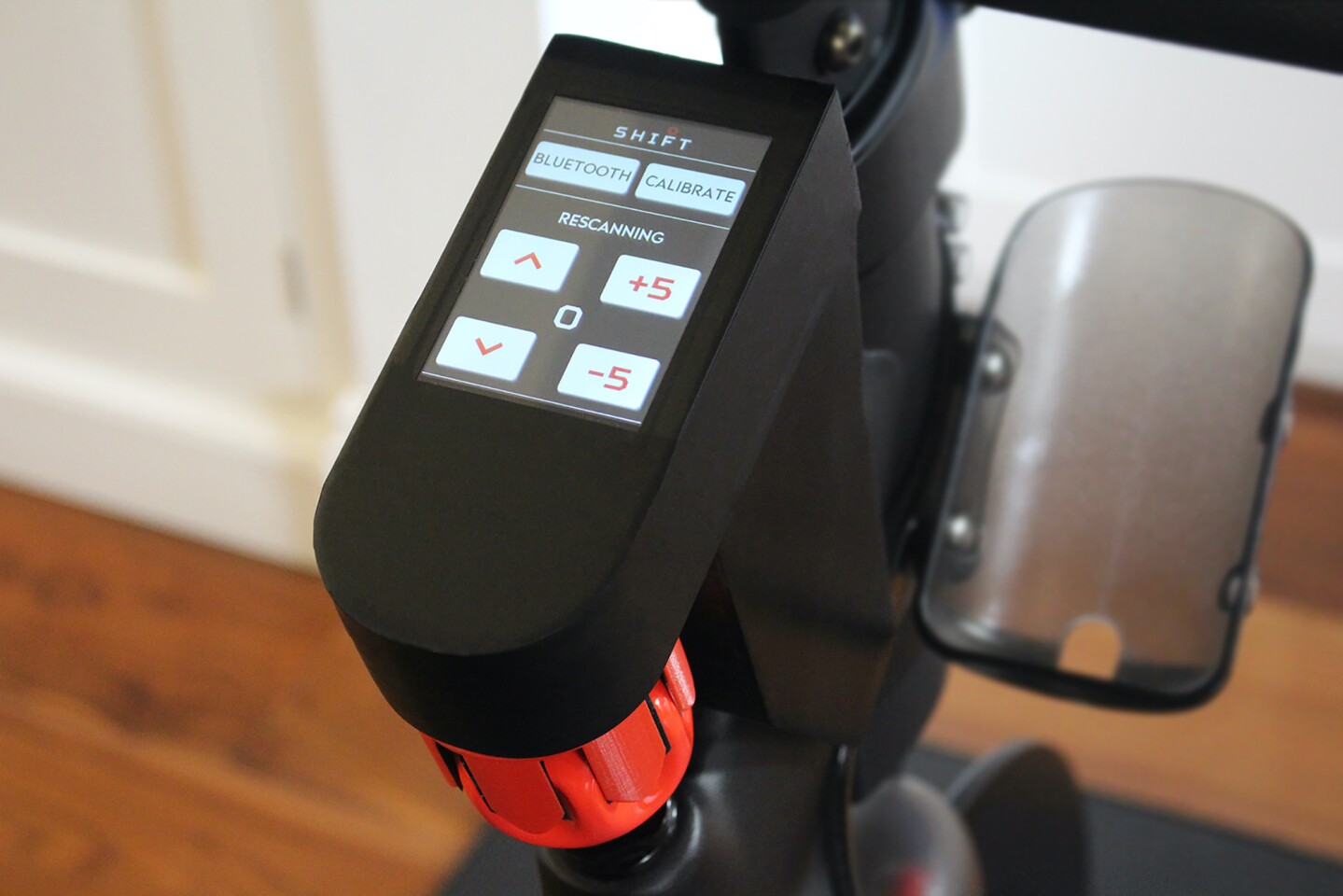 The Shift Smart Trainer features a touchscreen display