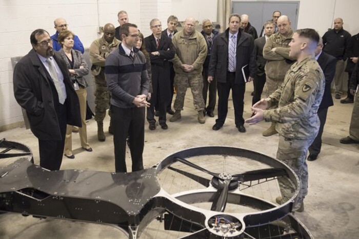 On January 10, Department of Defense officials paid the ARL researchers a visit to see the JTARV in flight up close