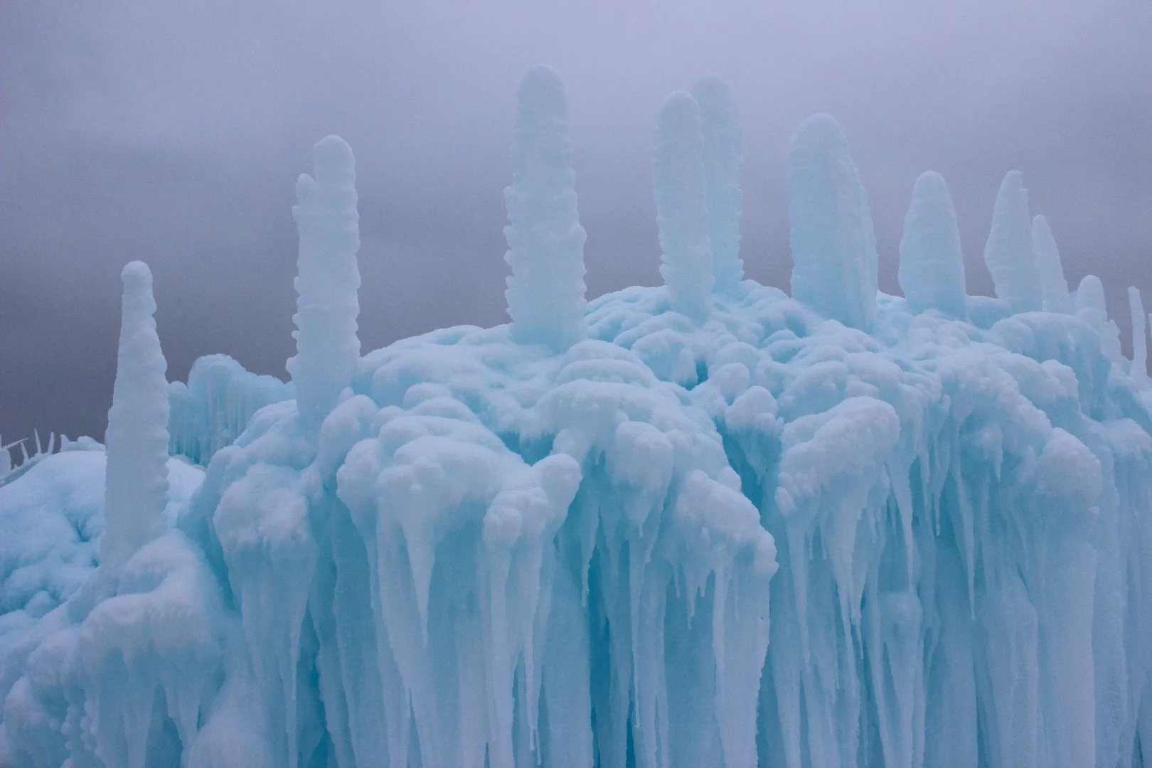 Details of the Edmonton Ice Castle